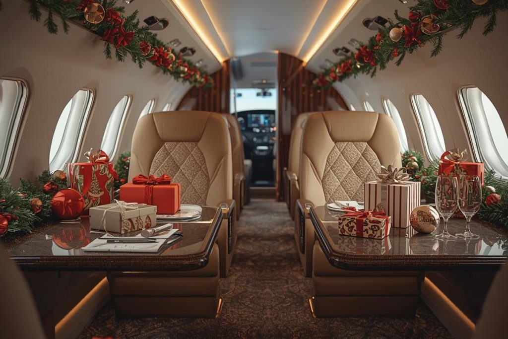 christmas private jet charter