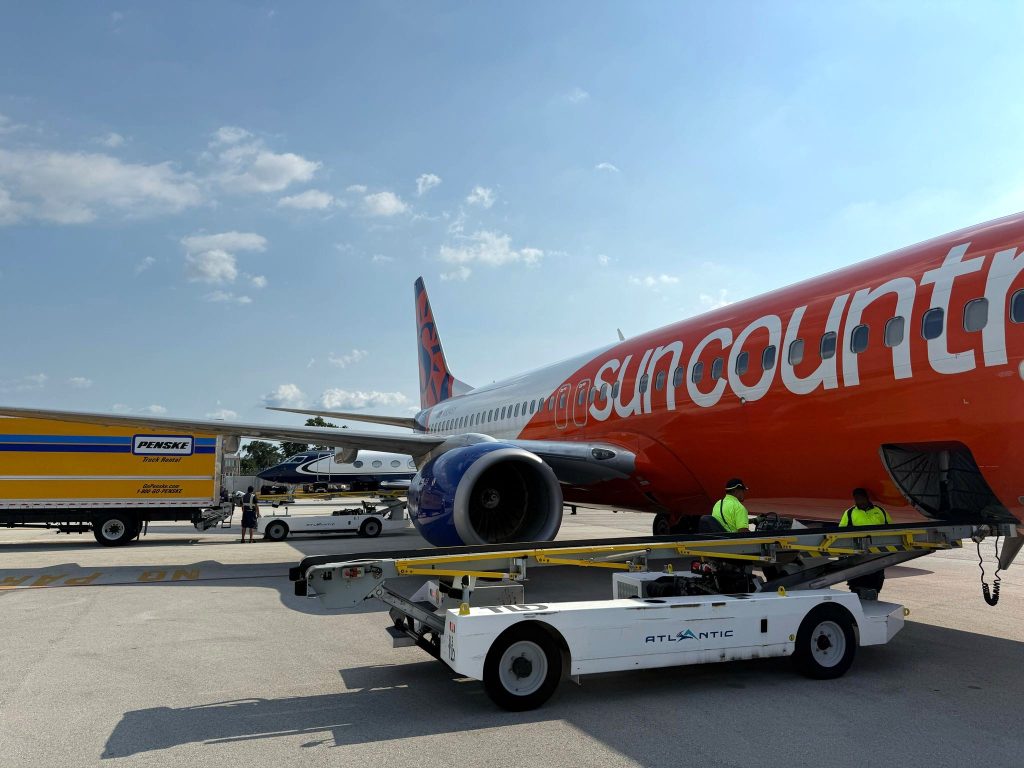 commercial plane group charter