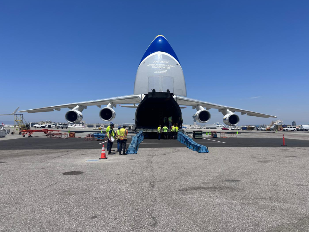 Antonov AN-124 Cargo Aircraft Loading